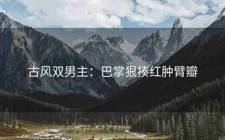 古风双男主：巴掌狠揍红肿臂瓣