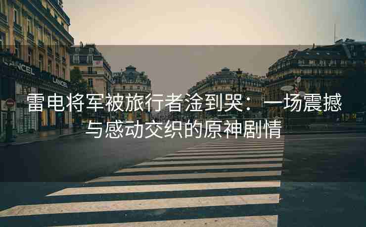 雷电将军被旅行者淦到哭：一场震撼与感动交织的原神剧情